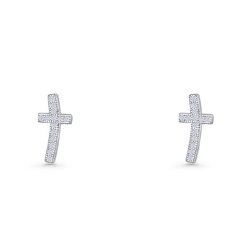 Cross Stud Earrings